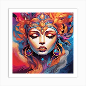 Sacred Femininity Unveiled Art Print