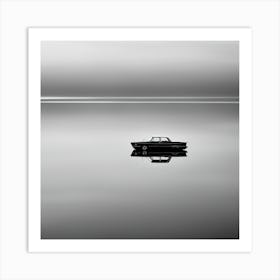 Boat On A Lake 1 Art Print