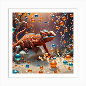 Chameleon Art Print