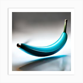 Banana blue Art Print