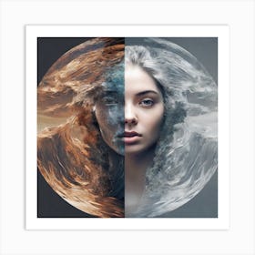 Portrait Of A Woman Art Print