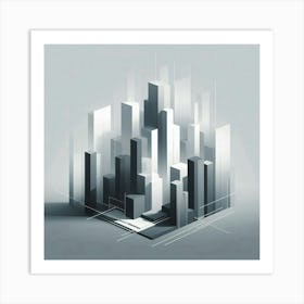 Abstract Cityscape 30 Art Print