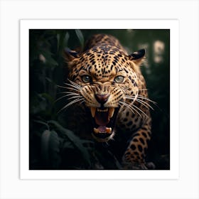 Tiger Dominion Portrait Art Print