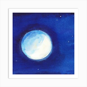 Moon Painting Art Print