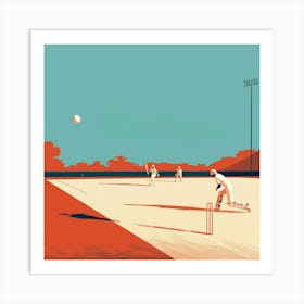 Cricket On The Field Art Print