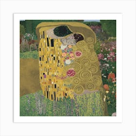 Kiss By Gustav Klimt 2 Art Print