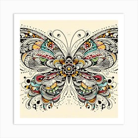 Mexican Butterfly Art Art Print