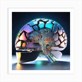 Brain Of A Robot 22 Art Print