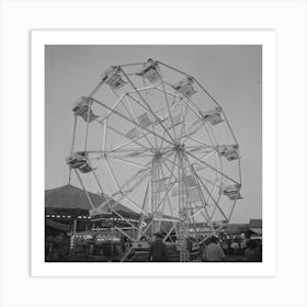 Untitled Photo, Possibly Related To Klamath Falls, Oregon, Carnival Ride At The Circus By Russell Lee Art Print