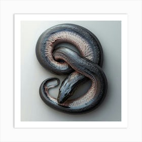 Eel Fish Art Print