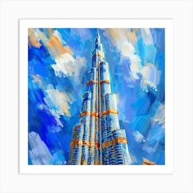 Burj Khalifa 5 Art Print