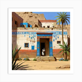 Egyptian House Art Print