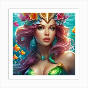 Gummy Bear Mermaid 1 Art Print