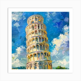 Leaning Tower Of Pisa 1 Art Print