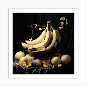 Bananas In A Bowl 1 Art Print