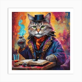 Smoking Jacket (1024 X 1024) Art Print