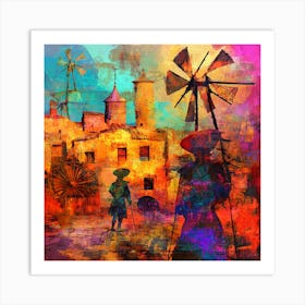 - Windmills Art Print