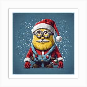 Minion Santa 1 Art Print