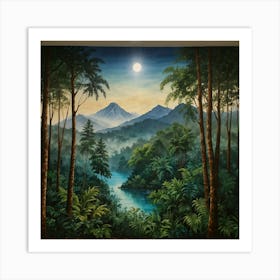 Jungle Mural Art Print