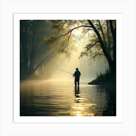 Gone Fishing Art Print