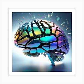 Broken Brain 1 Art Print