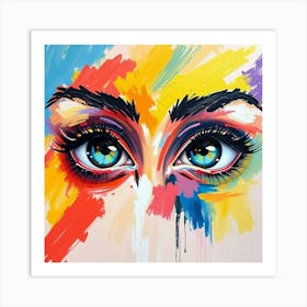 Eyes Of A Woman 4 Art Print