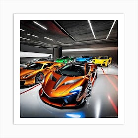 Mclaren Supercars 1 Art Print