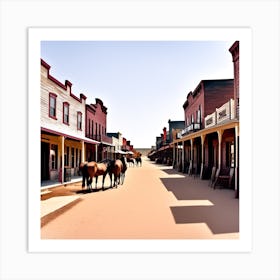 Old West Town 25 Art Print