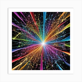 Abstract Space Background 10 Art Print