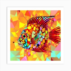 Abstract Fish 5 Art Print