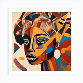 African Woman Art Print