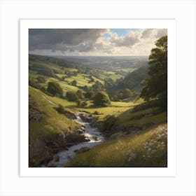 Valley Stream 1 Art Print