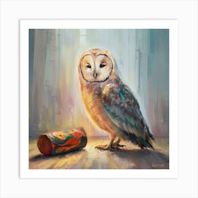 Barn Owl 2 Art Print