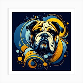 English Bulldog 02 Art Print