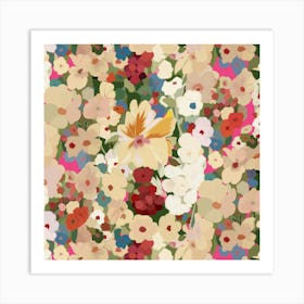 Floral Pattern 9 Art Print