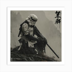 Myeera A Storm Trooper As A Ninja Mercenary In Ancient Japan Ec5f797c 5532 4b3a A0e0 0a540b6e1de6 Art Print