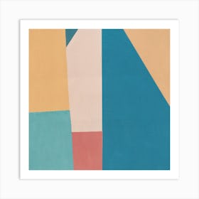 Simple Colors Sail 1 Art Print