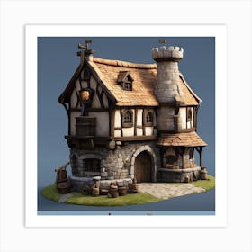 Medieval House Art Print