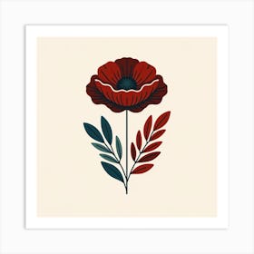 Poppy Flower 1 Art Print