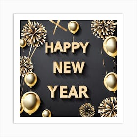 Happy New Year 106 Art Print