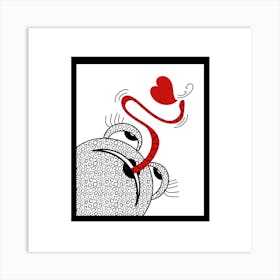 Toad's Love Art Print