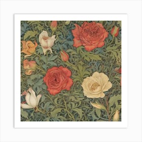 A Collection Of Intricate William Morris 1 Art Print