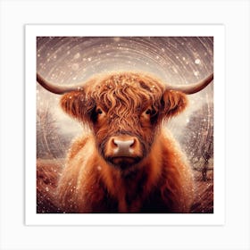 Highland Cow 8 Art Print