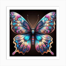 Butterfly Painting 2 Art Print