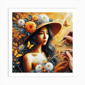 Painting Beauty Art Print