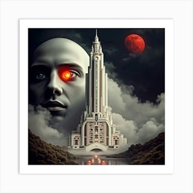 Alien City Art Print