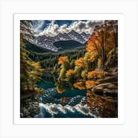 Autumn In The Mountains 2 Art Print