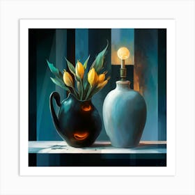 Tulips In A Vase 8 Art Print