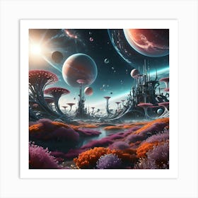 3d Universe 8 Art Print