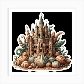 Sand Castle Art Print